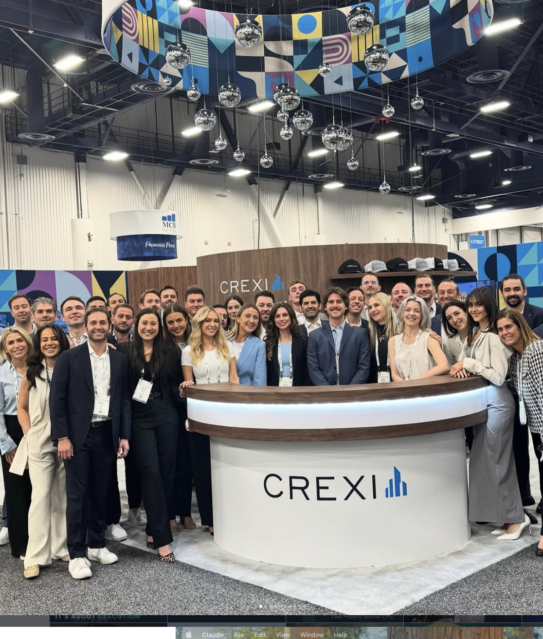 Crexi team at ICSC booth
